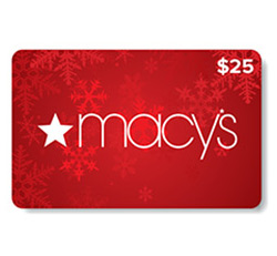 $25 Macy's Gift Card $25 Macy's Gift Card