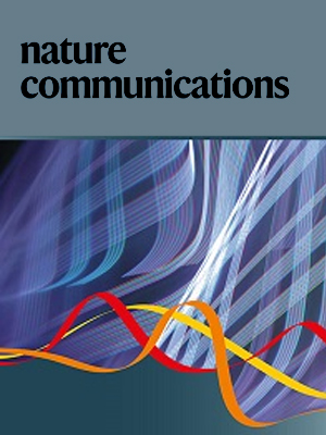Nature Communications journal cover