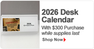 2026 Desk Calendar